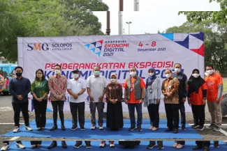 Direktur UT Surakarta Hadiri Undangan Ekspedisi Ekonomi Digital