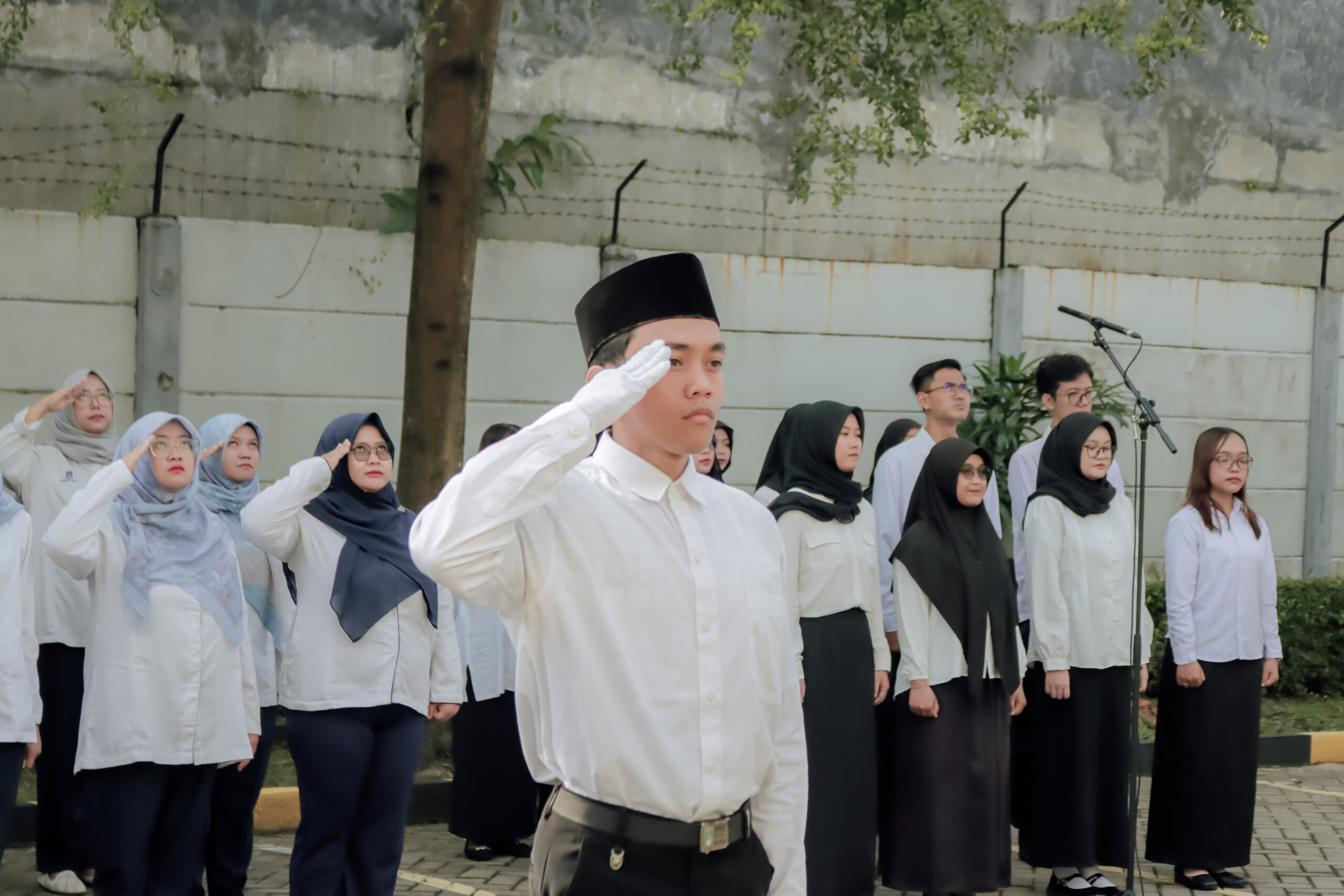 Upacara Bendera Universitas Terbuka Surakarta dalam rangka Hari Pendidikan Nasional
